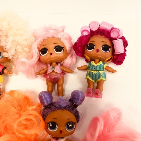 LOL Surprise Doll Lot of 9 Dolls Hair 3.5" Collectible - Picture 4 of 8